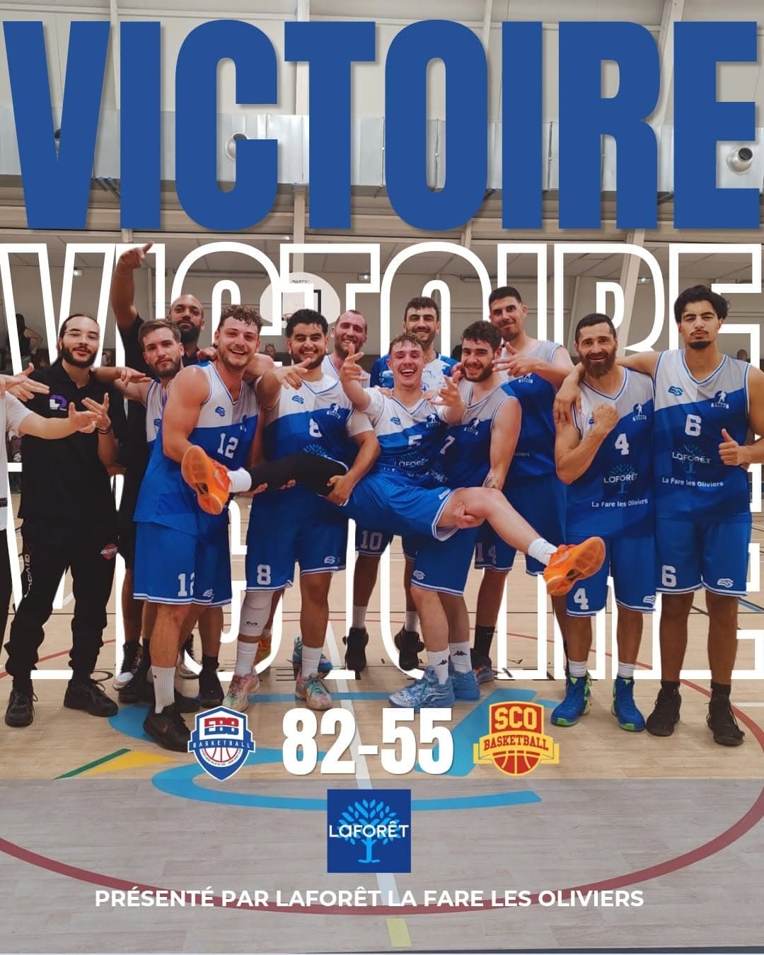 Les Seniors s'imposent 82-55 face au SCO